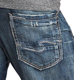 Silver Zac Relaxed Fit Straight Leg Medium Wash 36X32