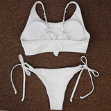 Sexy Push Up Padded Knot Bikini Top Swimsuit Two Piece Bathing Suit Swimwear